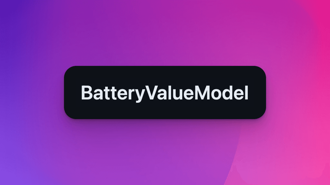 BatteryValueModel